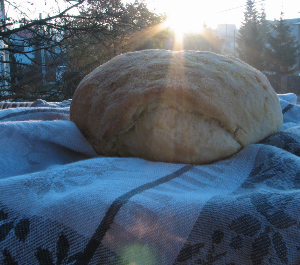 Bochenek chleba, pyszny chleb, chleb kukurydziany, sprawdzony przepis na chleb kukurydziany